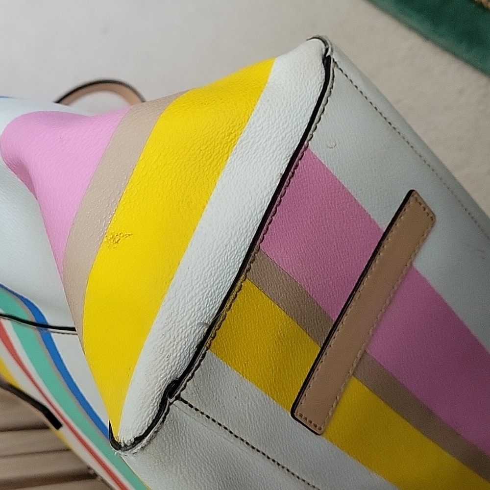 Kate Spade Colorful Striped Tote for laptop - Picture 10 of 10